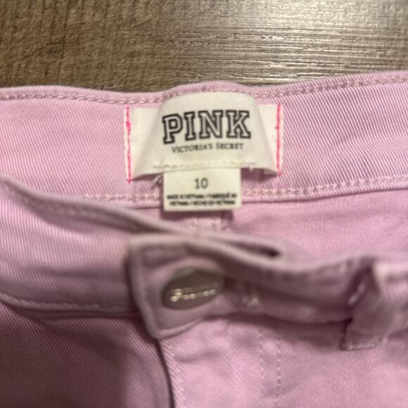 Pink Victorias Secret Womens Power Pastel Pink Shorts Sz10 - Picture 2 of 4